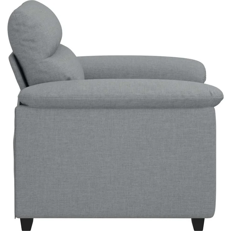 vidaXL Sessel Hellgrau 100x81x84 cm Stoff 4105287 – Bild 4