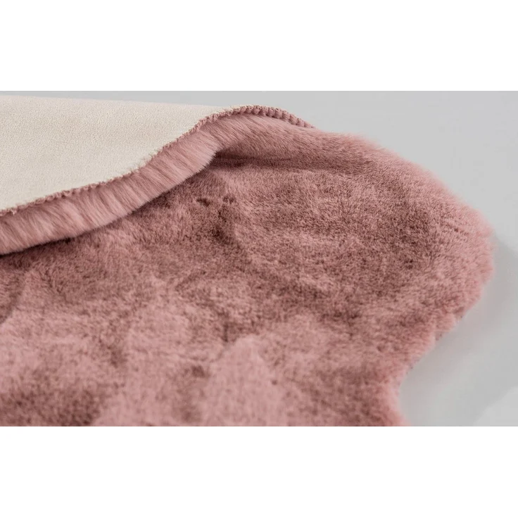 SCHÖNER WOHNEN-Kollektion Fellteppich Tender, fellförmig, Höhe: 26 mm, weich durch Microfaser, Kaninchenfell Haptik, Kunstfell, waschbar – Bild 2