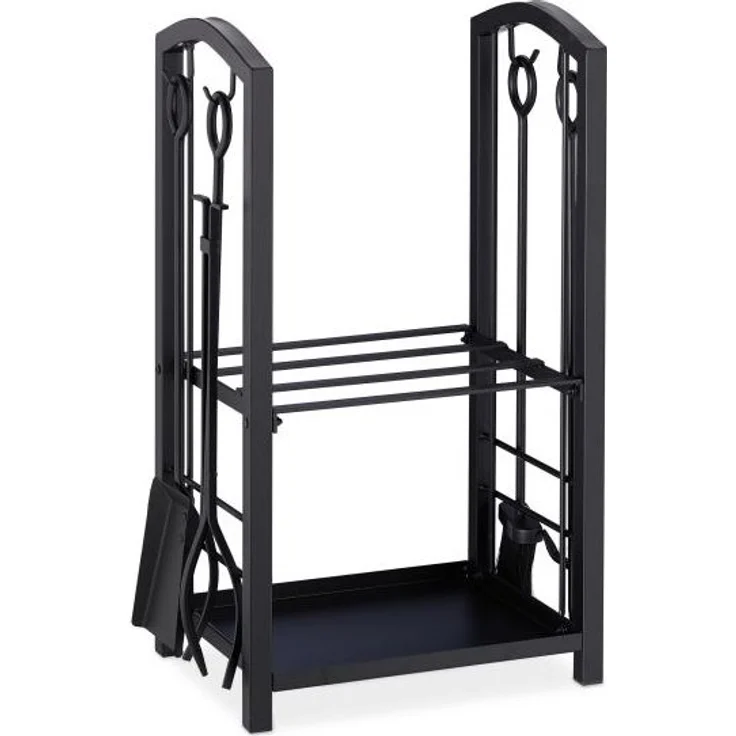 Kaminholzregal mit Besteck 10028783 – Bild 9