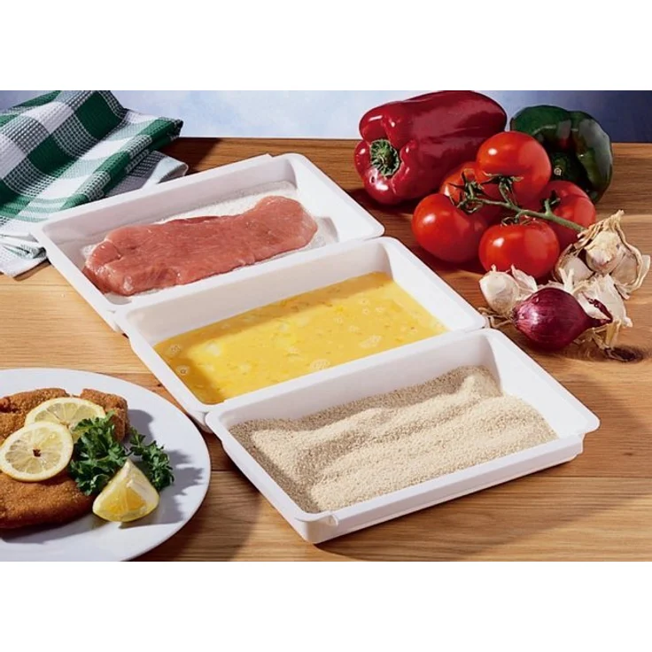 Ruco Panierschale, Kunststoff, (Set, 6-tlg), Kunststoff, Made in Germany – Bild 2