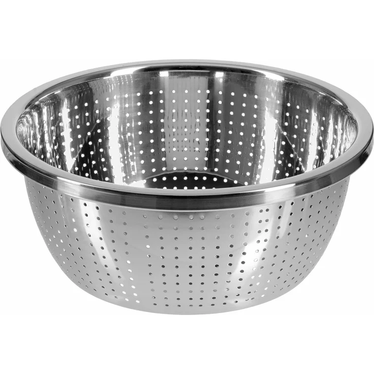 Seiher und Schüssel Set, Ø 28 cm, 2-teilig, Edelstahl – Bild 4