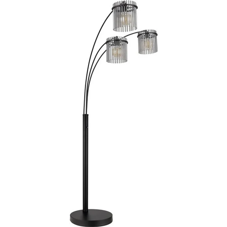 GLOBO LIGHTING Stehlampe GORLEY, ohne Leuchtmittel, Design Glasstäbe, Stehleuchte, Wohnzimmer, Esszimmer, Bogenlampe – Bild 3