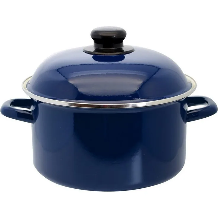 Elo Kochtopf Emaille-Kochgeschirr, Blaubeercrumble-Finish
