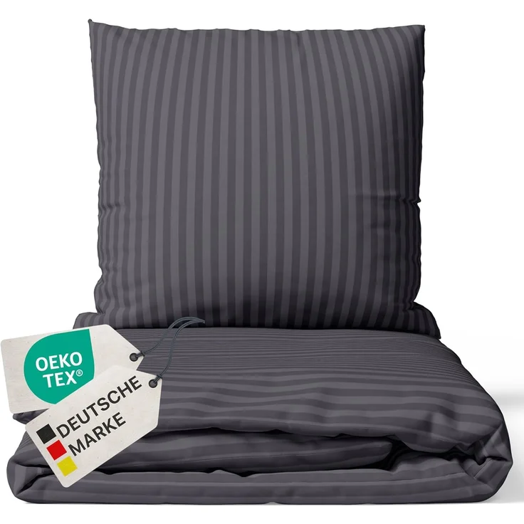 NYVI Bettwäsche Bettwäsche DreamScience Mikrofaser Damast, Damast, YKK Reißverschluss, Atmungsaktiv, Pflegeleicht
