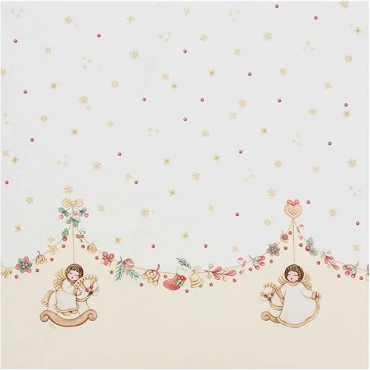 THUN - Tischdecke für 6 Plätze aus Baumwolle, 160x200 cm, Kollektion Weihnachtsüberraschungen – Bild 3