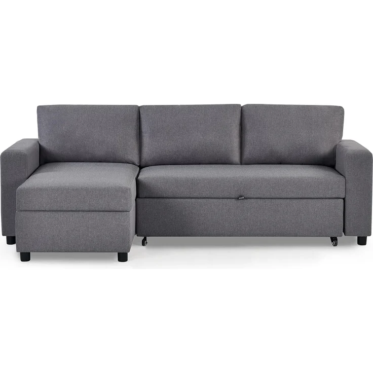 Julian Bowen Angel Schlafsofa mit Stauraum, Hellgrau, 3-Sitzer – Bild 3