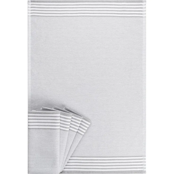 Hermia Concept 'Sevilla - Grey' Handtuch-Set (5-teilig), Grau, 50 x 70 cm