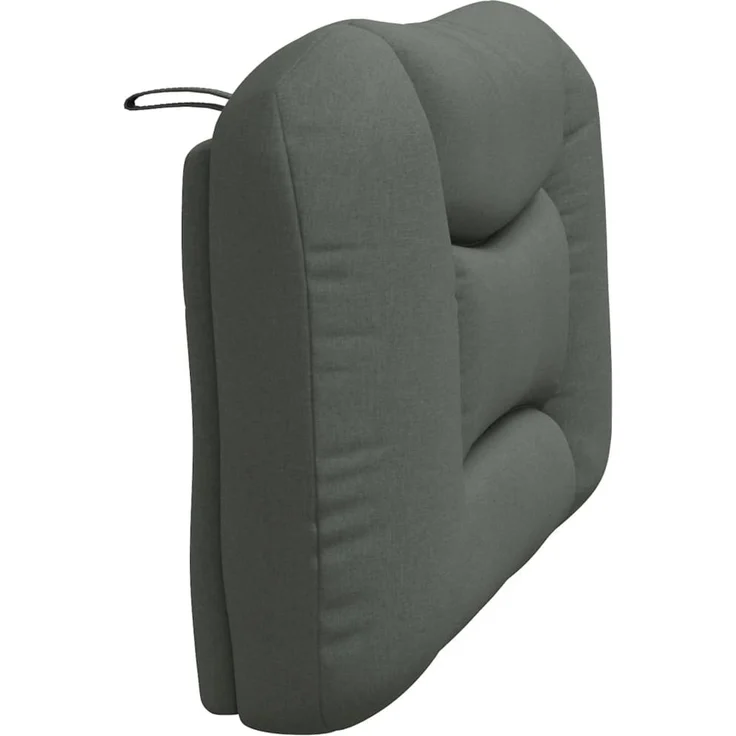 vidaXL Kopfteil-Kissen "Hvar" Dunkelgrau 100 cm Stoff Grau – Bild 5