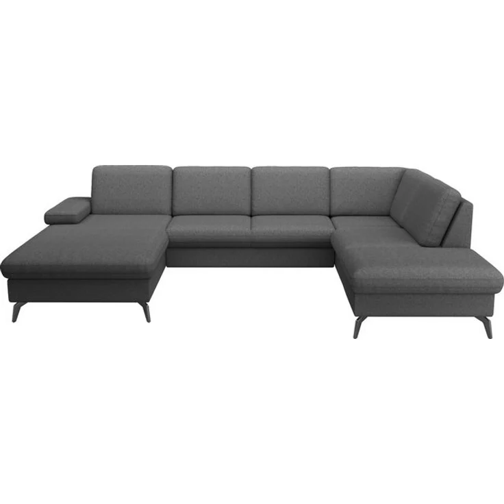 sit&more Wohnlandschaft Morris Jubi U-Form, B: 300 cm, mit Armteilfunktion & 1 Zierkissen, optional Bettfunktion – Bild 4