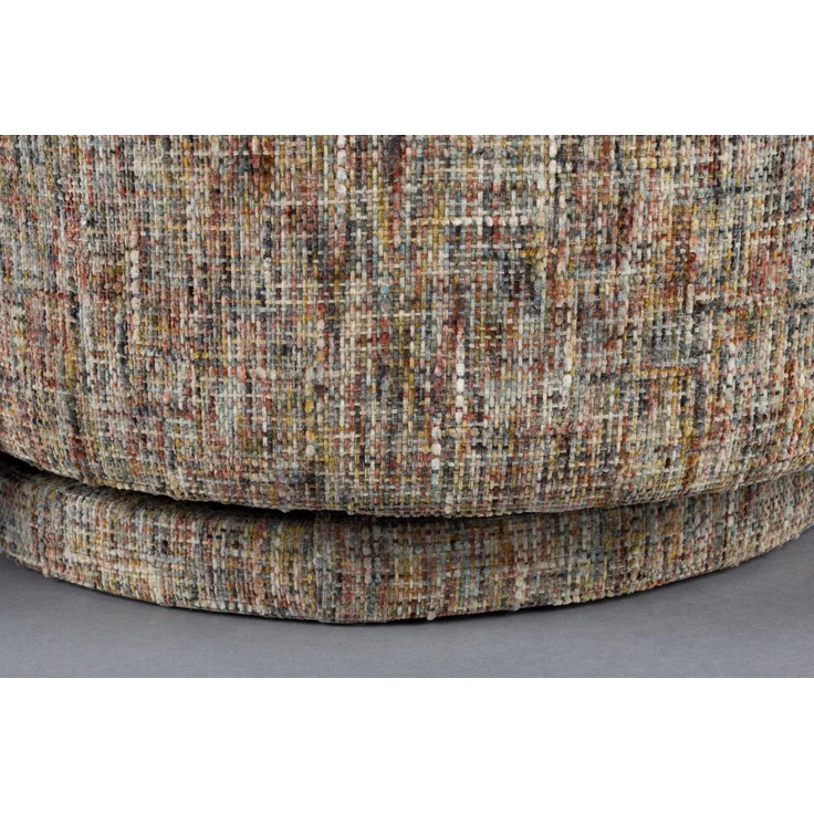 DutchBone Loungesessel Rose, drehbar mit Blütenform in Beige 76x74x76 cm – Bild 9