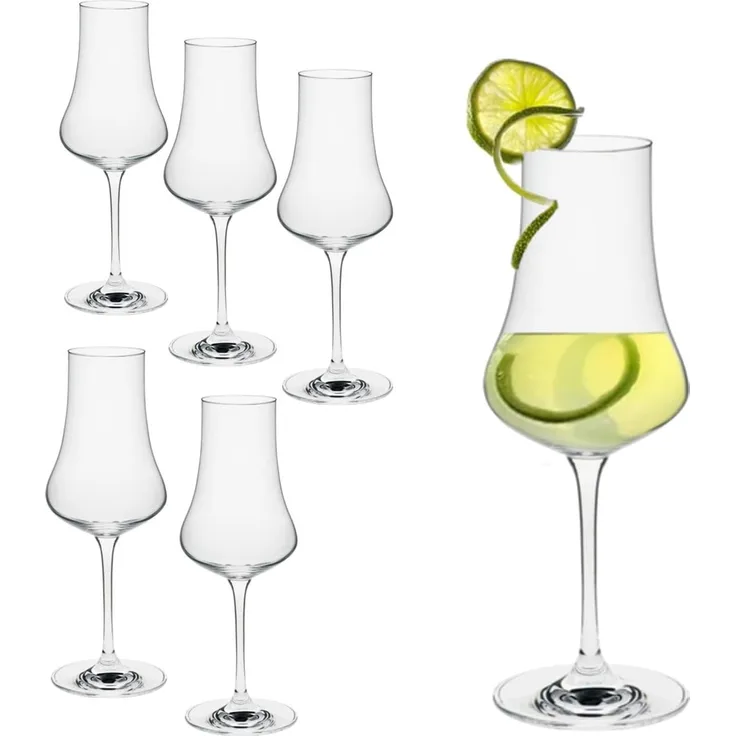Rona Destillatglas 260 ml, 6er Set Whiskygläser Schnapsglas