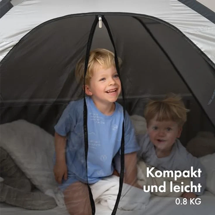 Deryan Moskitoschutzzelt Junior 200 cm Polyester silber – Bild 5