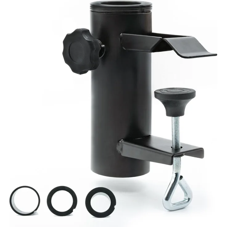 osoltus Sonnenschirmhalter Balkongeländer Klemmsystem Schraube Schwarz