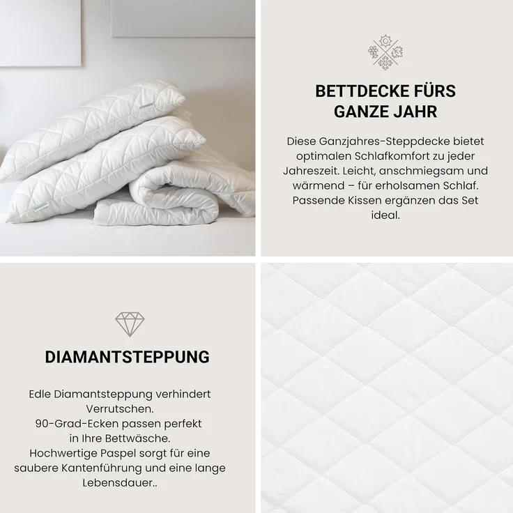 Schiesser 'Hygge' Microfaserbettdecke Bettdecke, 135 x 200 cm – Bild 4