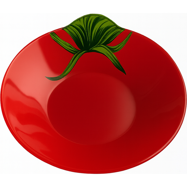 Schale Glas ARIA FRESH Tomate 20,5x22x4 cm rot 1 Stück – Bild 3