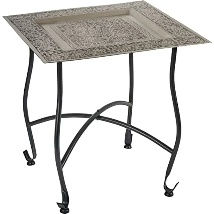 Marrakesch Orient & Mediterran Interior Beistelltisch Orientalischer Couchtisch Sule eckig, Beistelltisch, Teetisch, Handarbeit – Bild 4