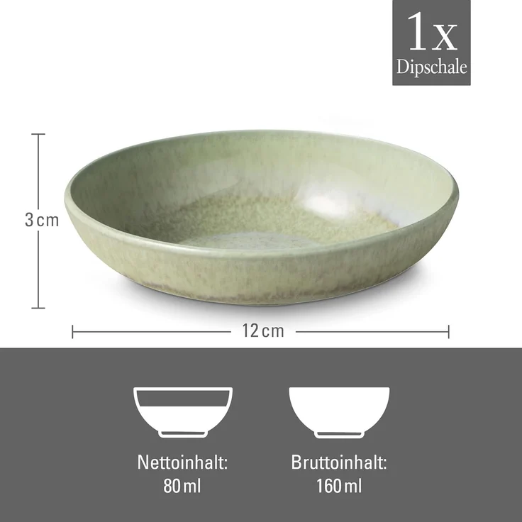 like. by Villeroy & Boch Perlemor Alga Dipschälchen ø 11,7 cm - DS – Bild 1