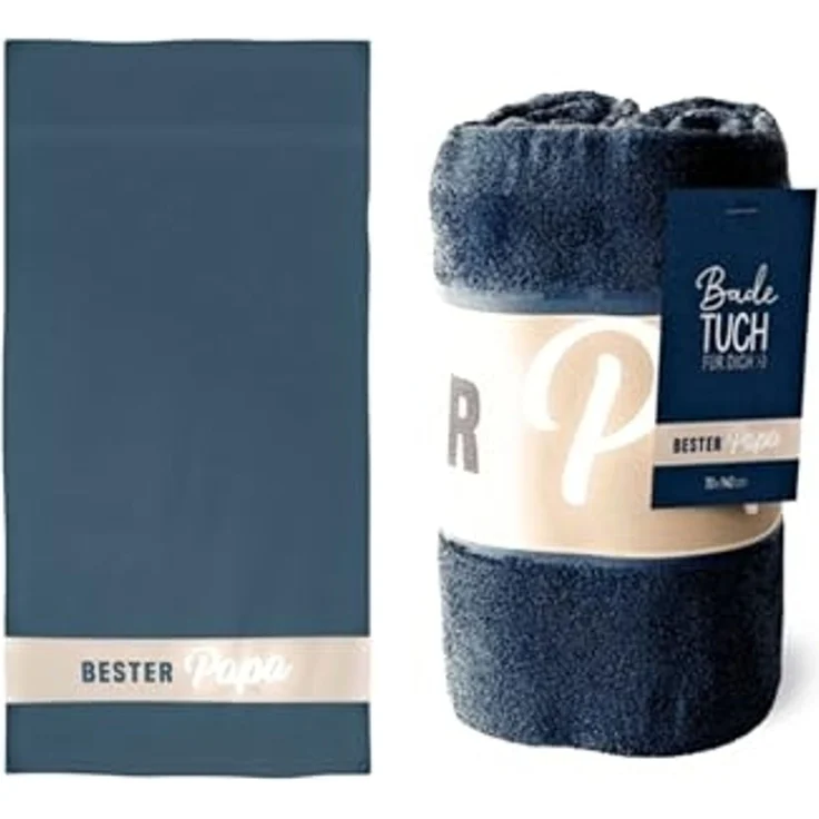 Badetuch Duschtuch Handtuch 70x140 Geschenk la vida Bester Papa 3797551 – Bild 1