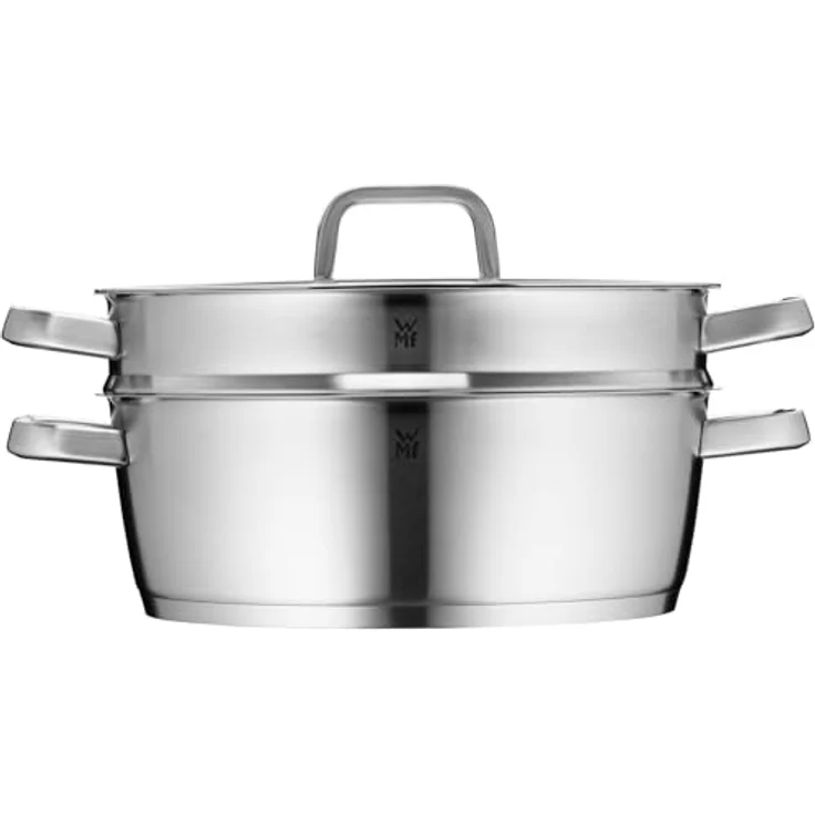 WMF Iconic Bräter mit Dampfgareinsatz, 28 cm – Bild 5