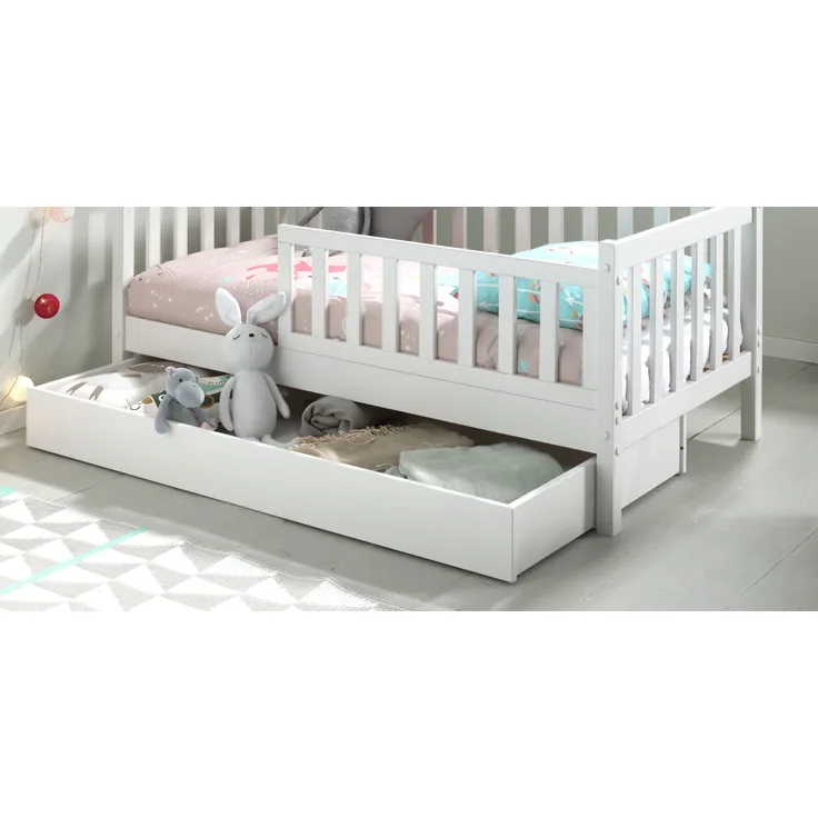 Bettschublade zum Juniorbett, Ausf. MDF weiß lackiert