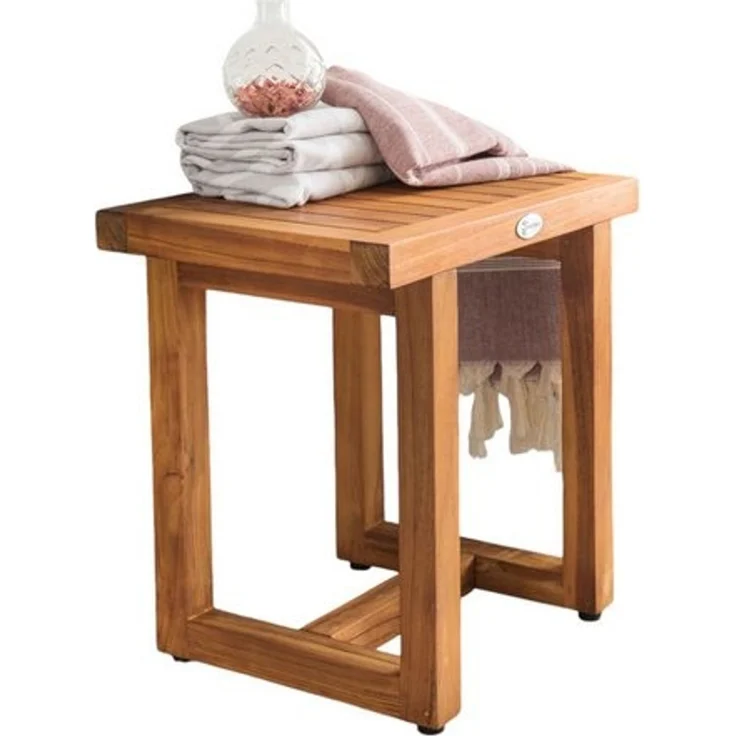 Destiny Beistelltisch SPA & LIVING, Beistelltisch rechteckig 46x33x46cm, Teak – Bild 4