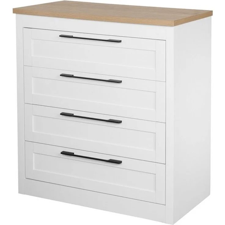 OTTO home Schubkastenkommode Büsum Schlafzimmer Schrank Wäscheschrank, Sideboard mit 4 Schubladen im Landhaus Design Bestseller – Bild 4