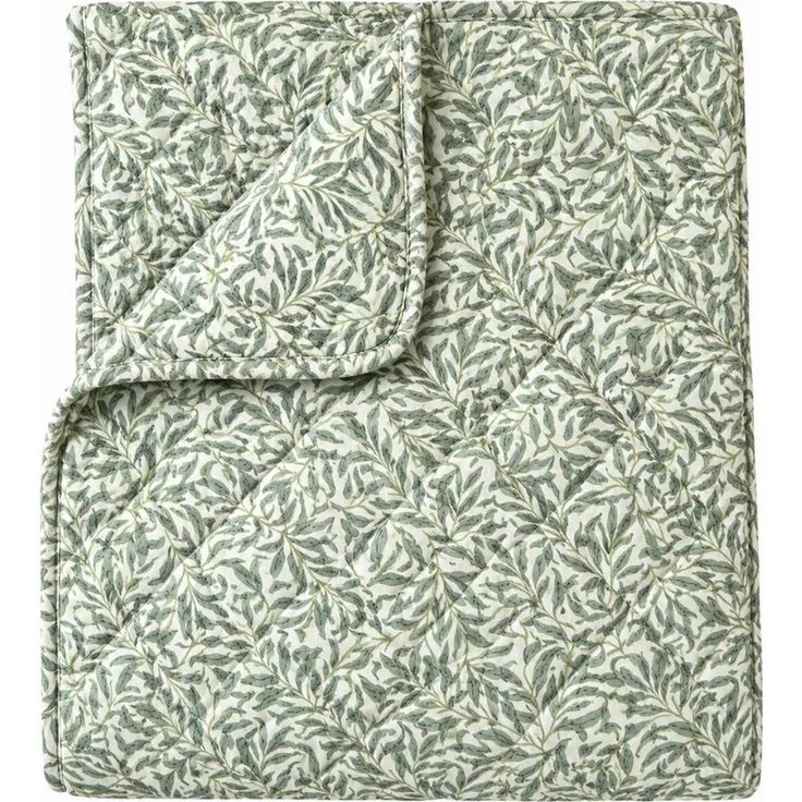 Wohndecke olivia-salbei, AU Maison, Quilt-Optik aus Baumwolle 140 × 180 cm
