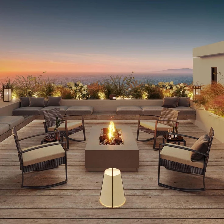 Bealife Gartenmöbel Set Balkon Lounge 2 Personen Outdoor – Bild 7