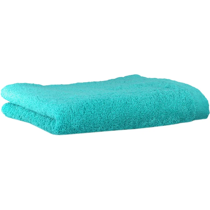CAWÖ Gästetuch - Lifestyle, Walkfrottier, Baumwolle, einfarbig Türkis 30x50cm – Bild 1