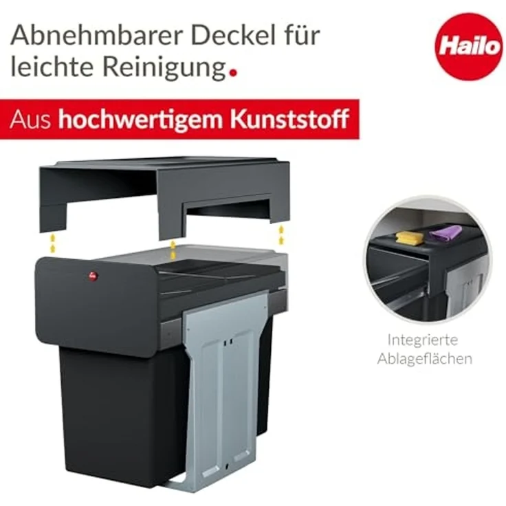 HAILO Einbaumülleimer EcoLine Design L – Bild 4