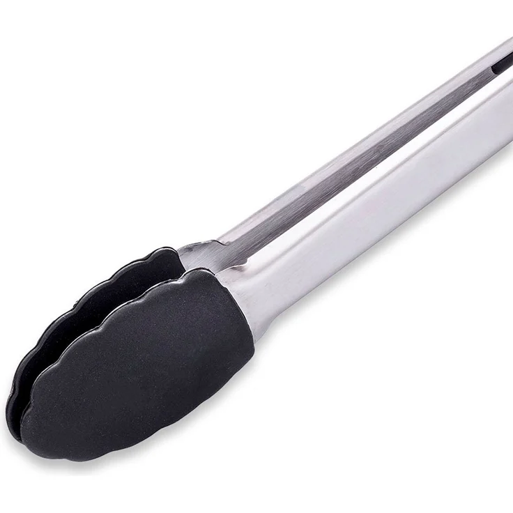 Henssler Grillzange, rutschfester Silikongriff, mit Klickverschluss – Bild 3