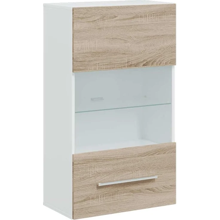 vidaXL 5-tlg. Wohnwand mit LED-Beleuchtung Sonoma-Eiche Holzwerkstoff 3324231 – Bild 7