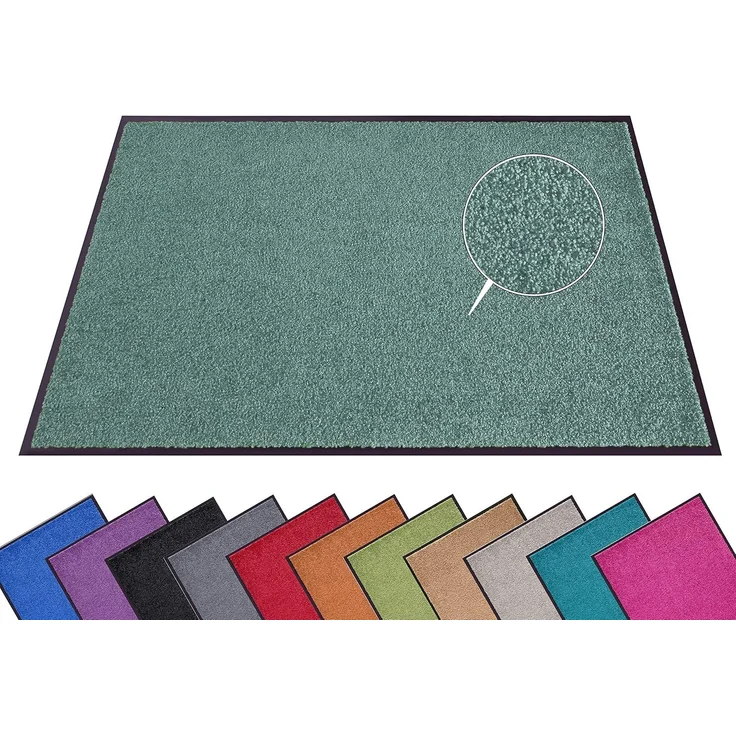 Waschbare Fußmatte Wash & Clean - olivgrün - 60x90x0,7cm – Bild 1