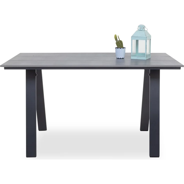 Gartentisch outdoor PRATO BHT 135x75x76 cm grau Outdoortisch Balkontisch Terrassentisch Outdoor-Tisch Loungetisch – Bild 2