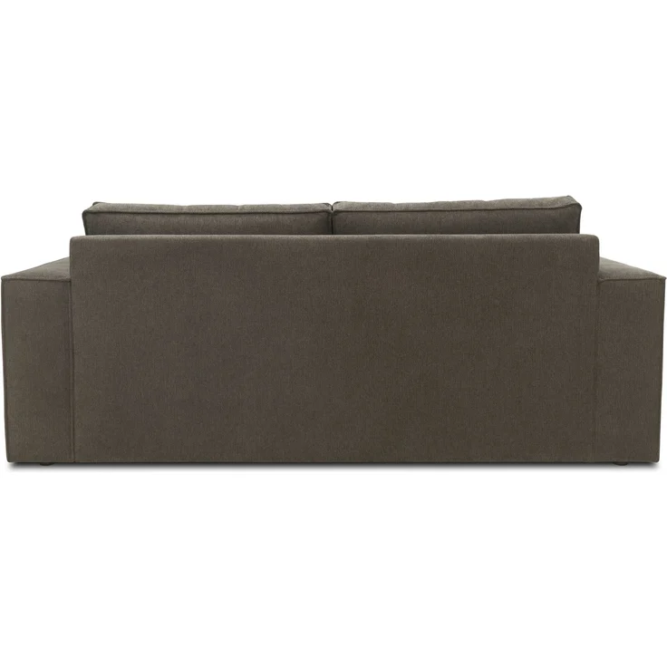 DOMO. collection Sofa 100017, 2-Sitzer mit Rückenkissen und Armlehnen, 2er Couch, Polsterganitur, 210 x 93 x 84 cm (BxTxH), schlamm – Bild 5