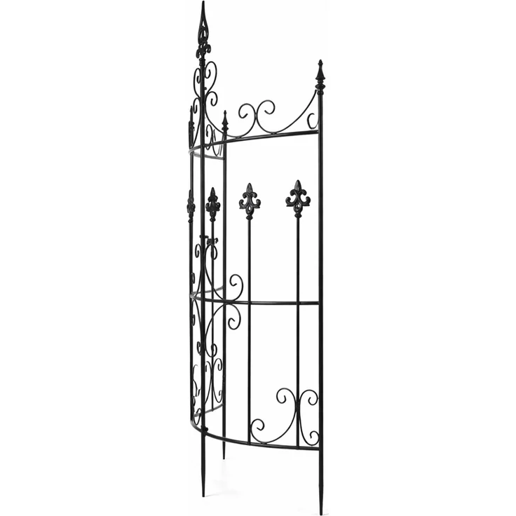 CLP Rankgitter Metall 2er Set Klivia, dekorative Rankhilfe mit Zierspitzen,anthrazit – Bild 5