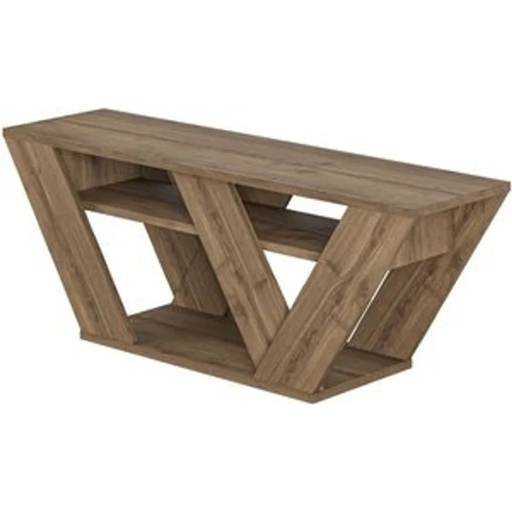 Decortie TV-Schrank Pipralla Moderner TV-Ständer Multimedia Mit Einlegeböden, 110 x 30 x 40 cm – Bild 6