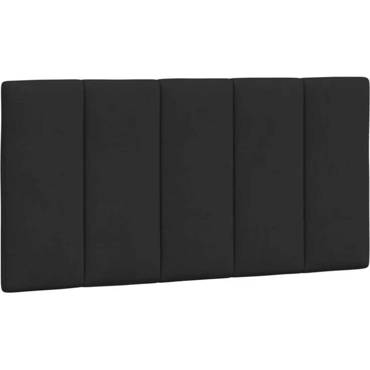 vidaXL Kopfteil-Kissen Schwarz 100 cm Samt 374657 – Bild 2