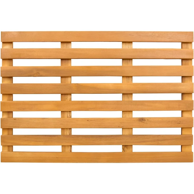 vidaXL Badematte 2 stk. Natur 56 x 37 cm Massivholz Akazie 42025258 – Bild 5
