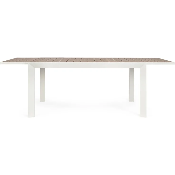 Gartenesstisch Ramel Ausziehbar - Aluminium Off-White, 160-240 x 100 cm – Bild 3