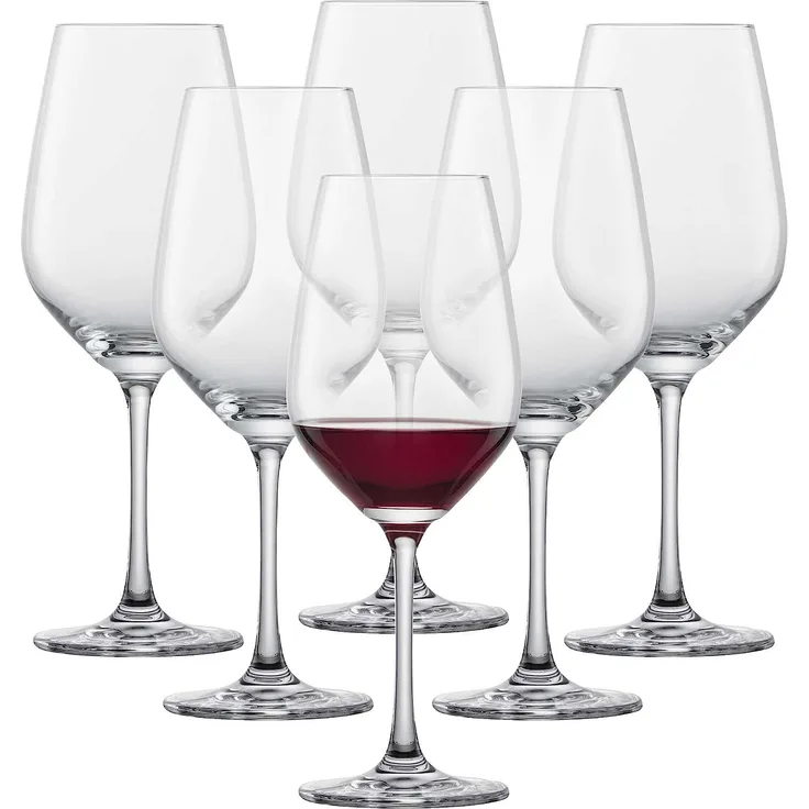 Schott Zwiesel Vina Burgunderglas 0, 6er Set, Rotweinglas, Weinkelch, Weinglas, Glas, 404 ml, 110458
