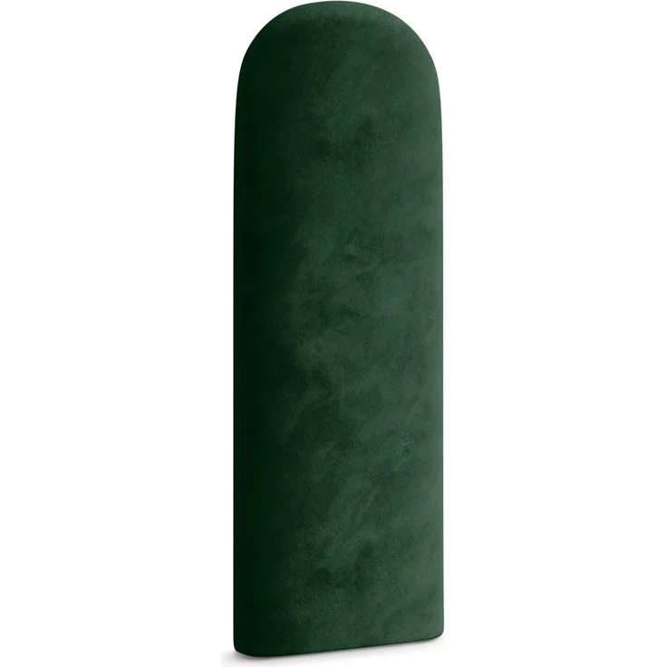 Muralo Polsterpaneel ovales WANDPOLSTER Wandkissen Bettkopfteil Wandpaneel Schlafzimmer Wohnzimmer Bett Lendekissen Modern Luxus Gepolstert Polster Paneel (Flaschengrün, 30x60 cm)
