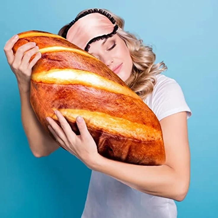 Feluna Sofakissen Baguette-Kissen Brotkissen, Stoffkissen in Brotform Zierkissen – Bild 3