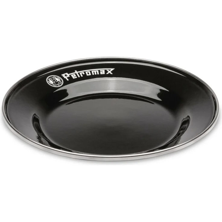 Petromax Teller Emaille 2er Set 26 cm schwarz – Bild 1