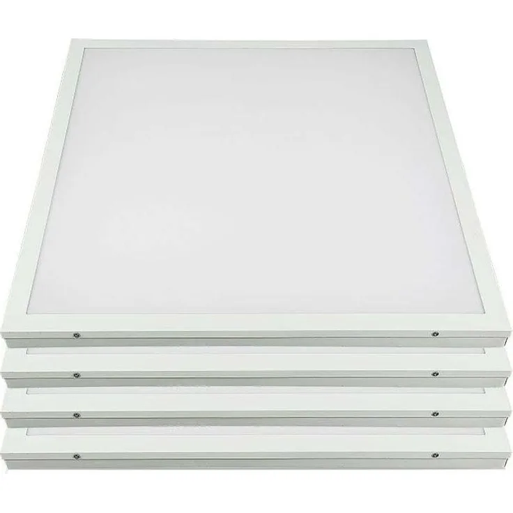 4er LED Einbau Panel, 36 Watt, 4320 Lumen, kaltweiß, 59,5x59,5 cm