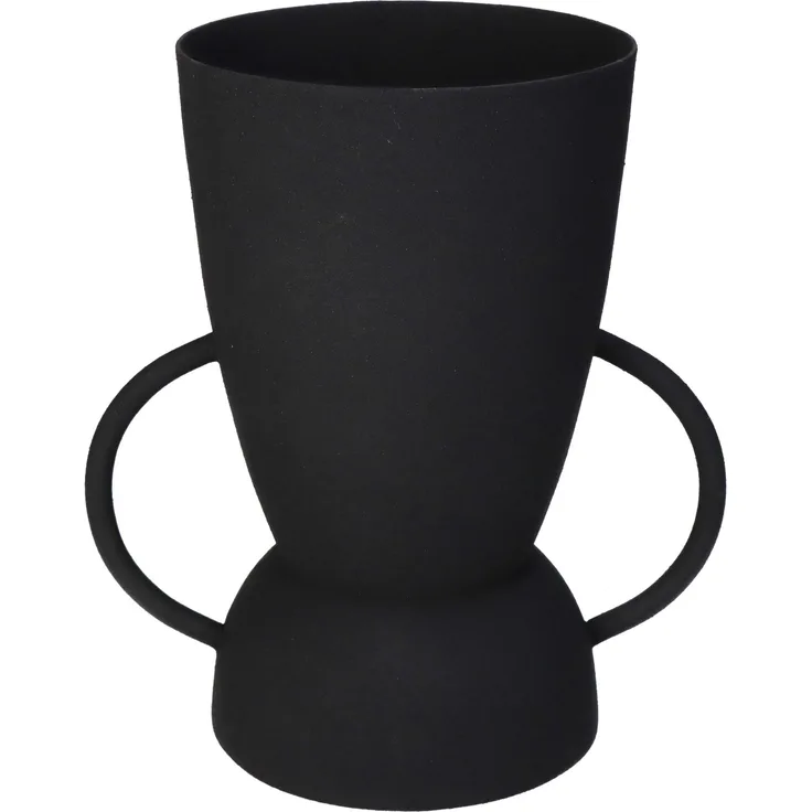 Pflanzgefäß BLACK IRON BHT 20x23x13 cm schwarz