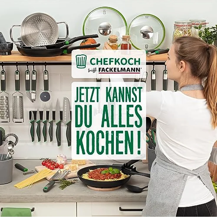 Chefkoch trifft Fackelmann Brotmesser Messer zum mühelosen Schneiden von Brot & hartschaligem Obst & Gemüse – Bild 8
