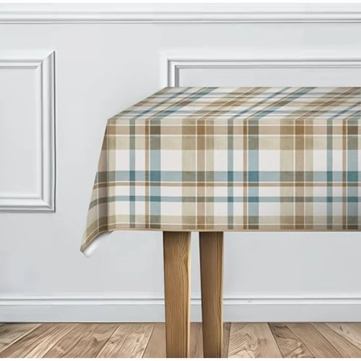 d-c-table® Tischdecke Manhattan Borneo 150x250 cm, blau – Bild 1