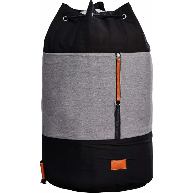 Wäschesack ROADIE Black / Grey auch als Rucksack verwendbar, von Karup