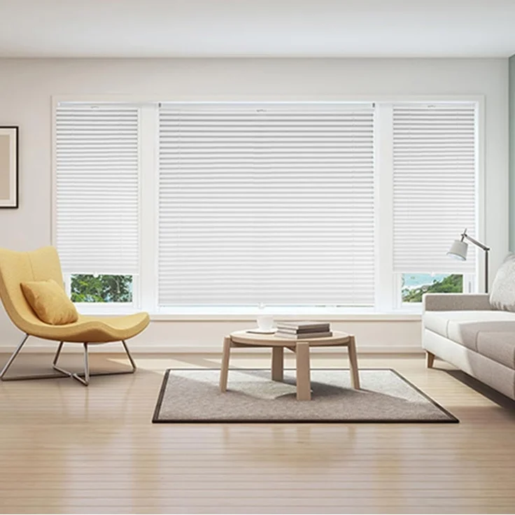Sekey Plissee ohne Bohren 80x210cm, Weiß – Bild 5